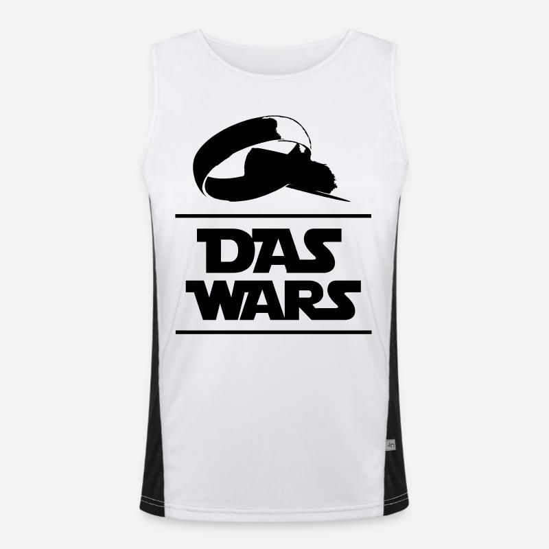 Das Wars - Heirat Funktionelles Kontrast-Tank Top für Männer 