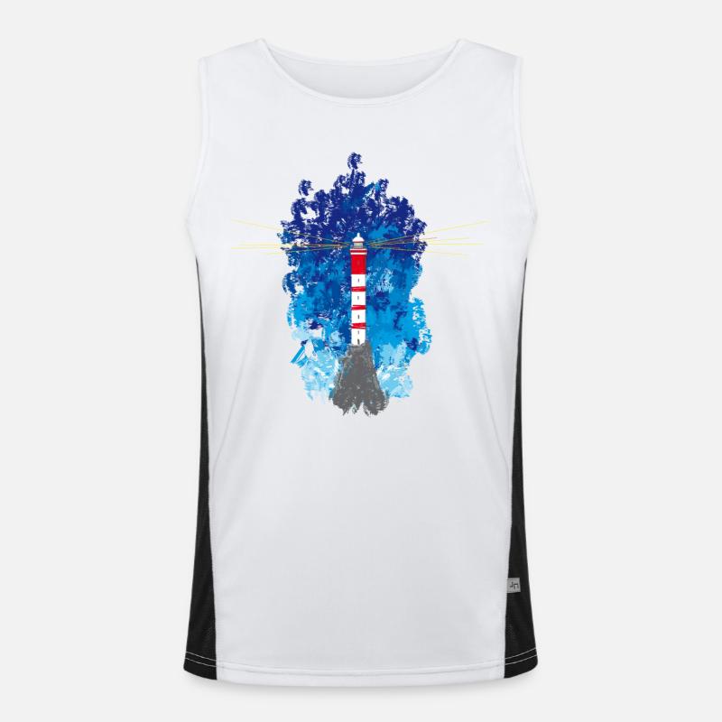 lighthouse Men's Functional Contrast Tank Top 