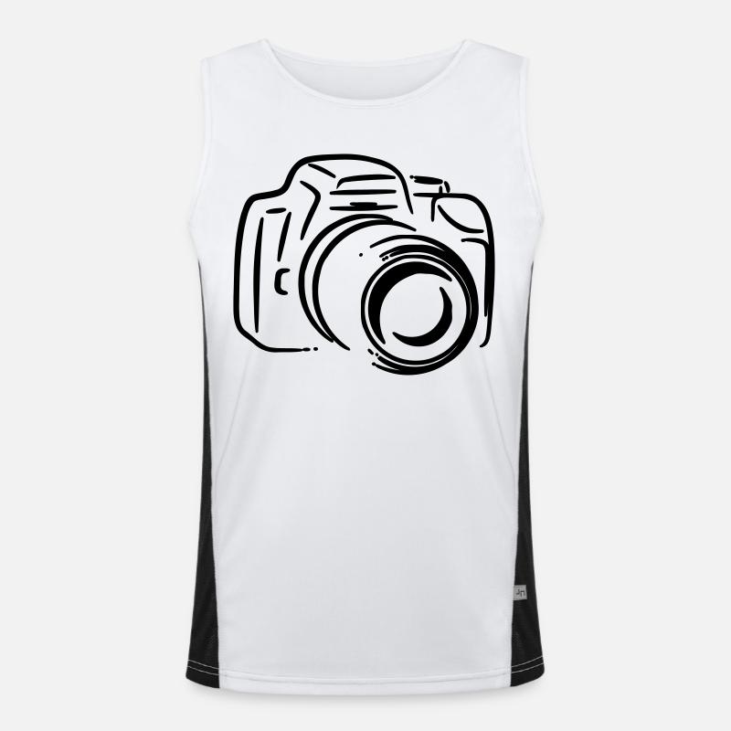 Foto-Reflex Funktionelles Kontrast-Tank Top für Männer 