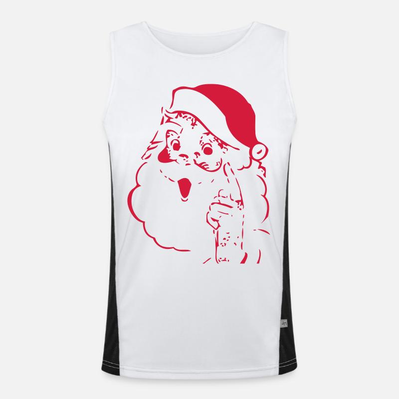 Père Noël Débardeur respirant contrasté Homme 