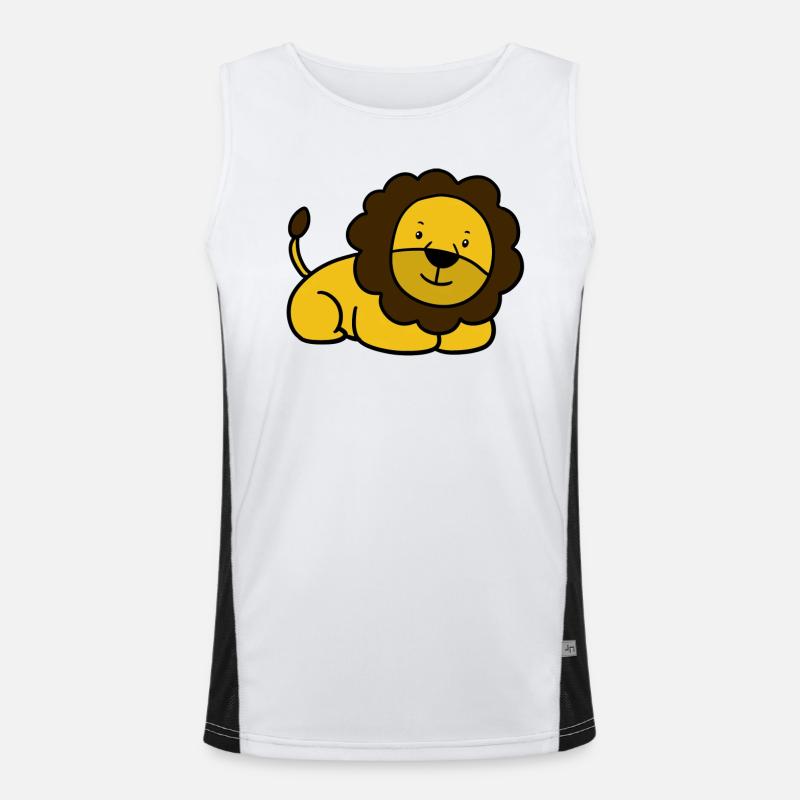 lion cub Men's Functional Contrast Tank Top 