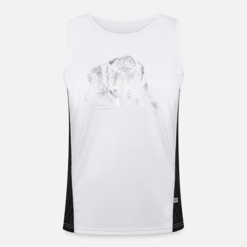 Wolf Men's Functional Contrast Tank Top 