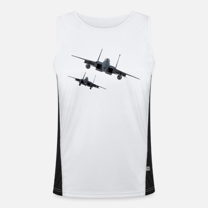 F-15 Funktionelles Kontrast-Tank Top für Männer 