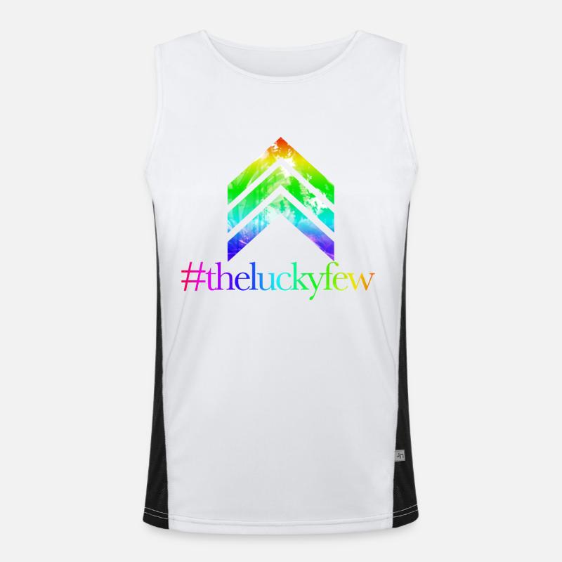 Regenbogenpfeile TheLuckyFew Funktionelles Kontrast-Tank Top für Männer 