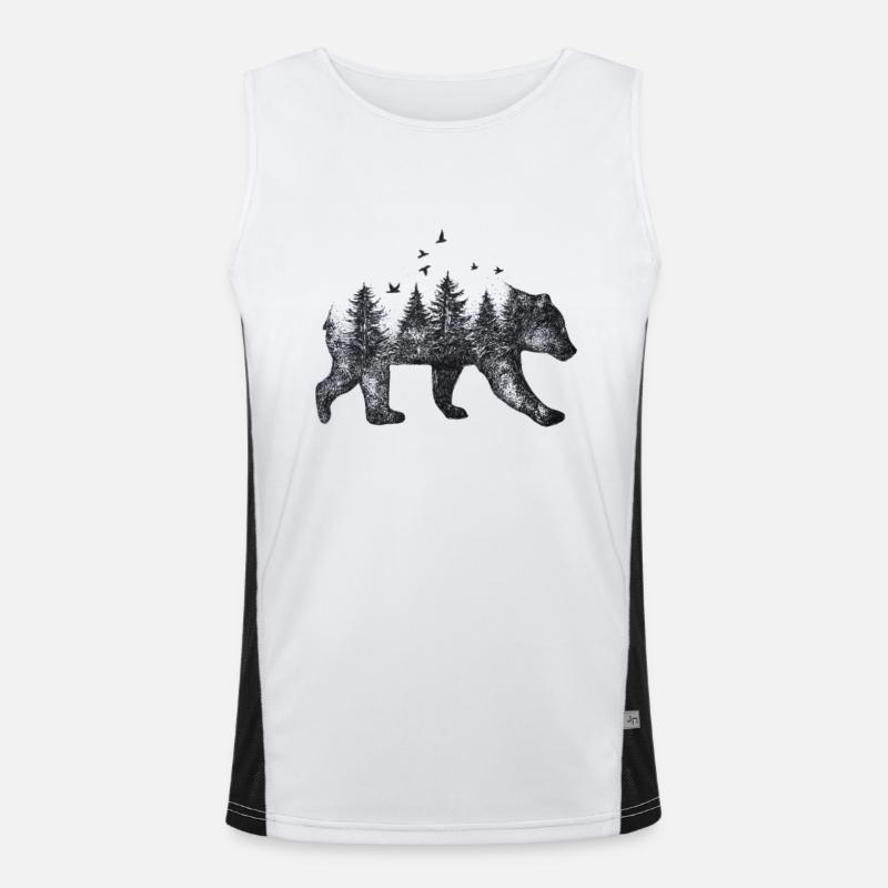Bear Men's Functional Contrast Tank Top 