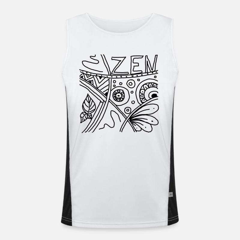 Zen Débardeur respirant contrasté Homme 