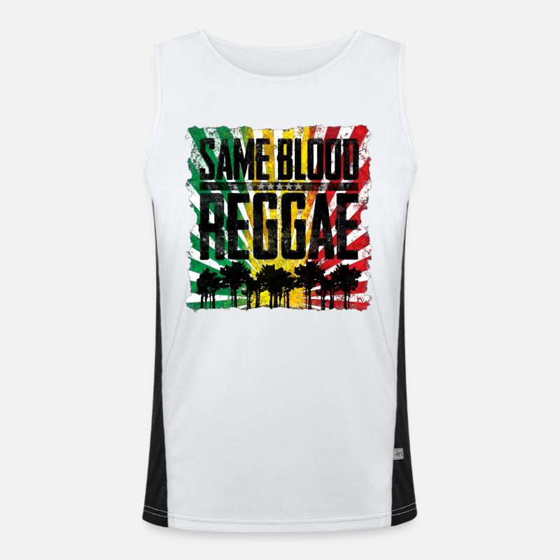 Same Blood, Different Roots Design Men's Functional Contrast Tank Top 