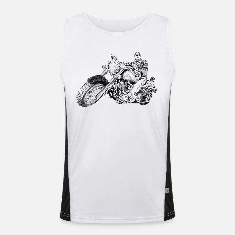 chopper Funktionelles Kontrast-Tank Top für Männer 