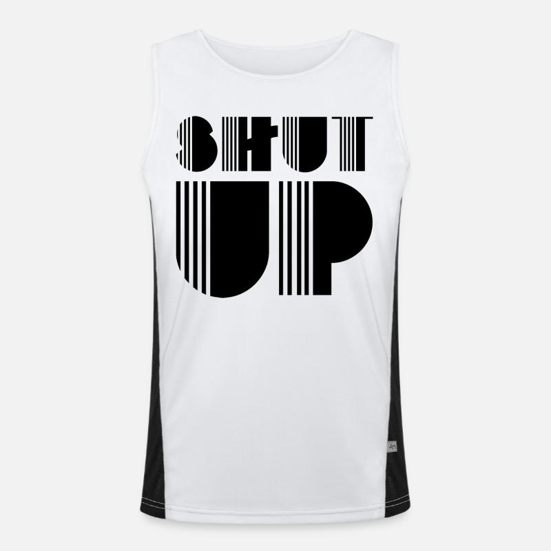 Shut up Men's Functional Contrast Tank Top 
