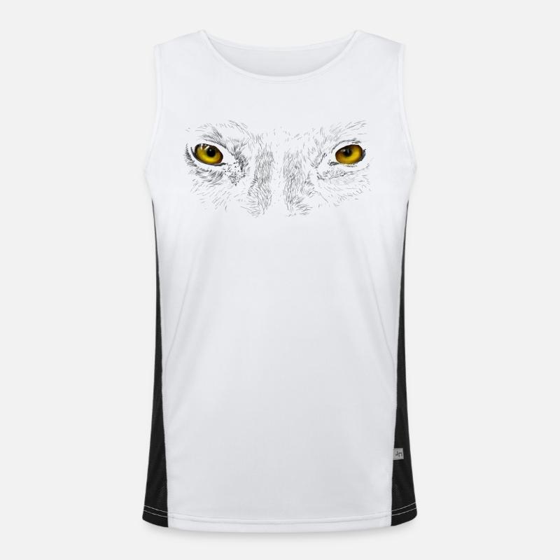 Augen Funktionelles Kontrast-Tank Top für Männer 