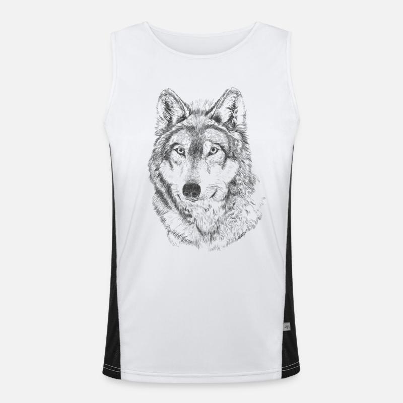 Wolf Débardeur respirant contrasté Homme 