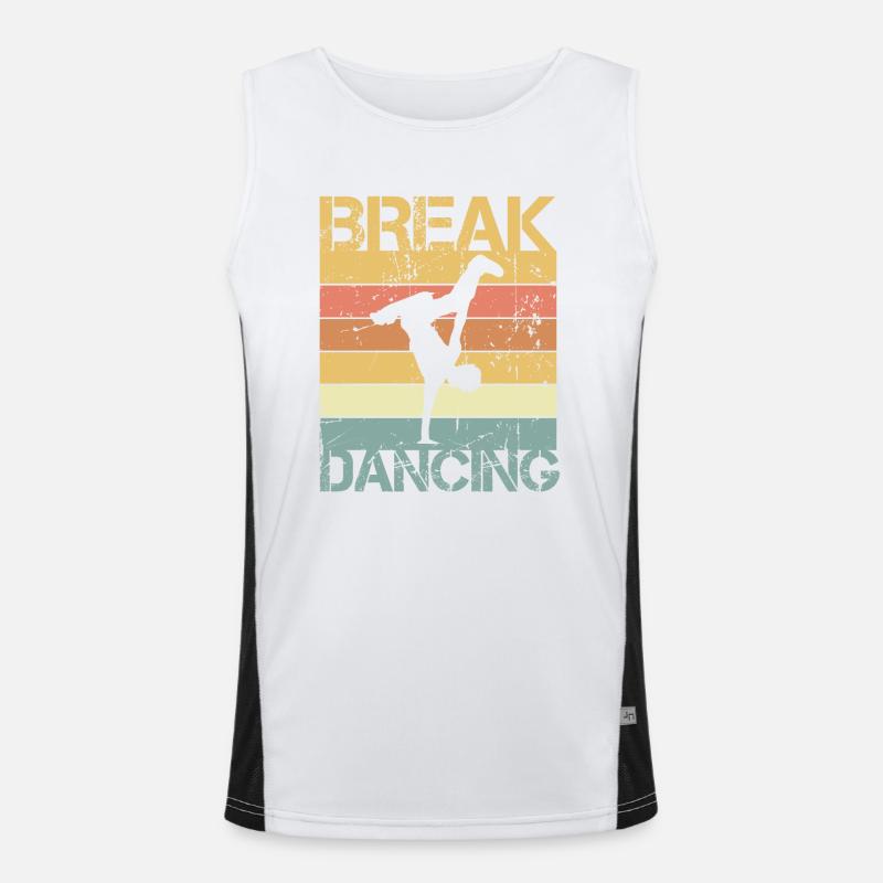 Breakdance Men's Functional Contrast Tank Top 