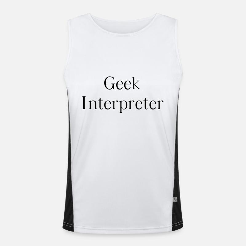 Interprète geek Débardeur respirant contrasté Homme 