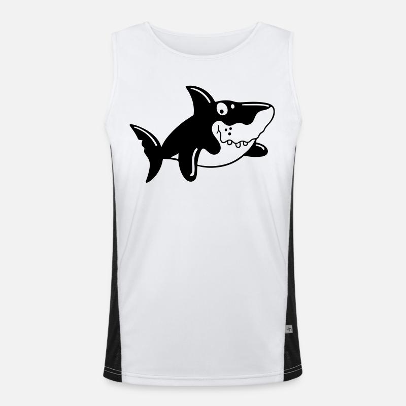 Requin comique Débardeur respirant contrasté Homme 