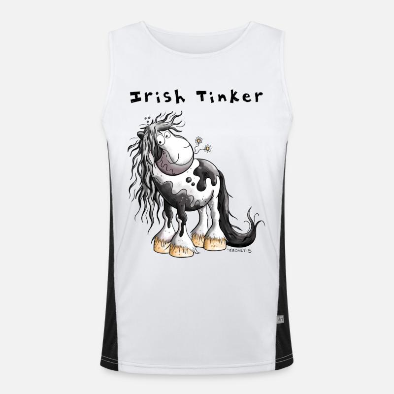 Cute Irish Tinker Men's Functional Contrast Tank Top 