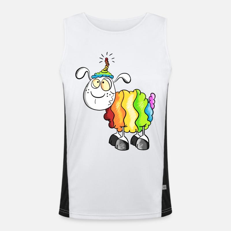 Mignon Sheep Débardeur respirant contrasté Homme 