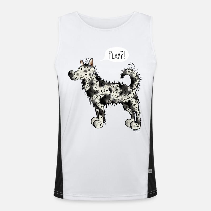Mudi Play Funktionelles Kontrast-Tank Top für Männer 