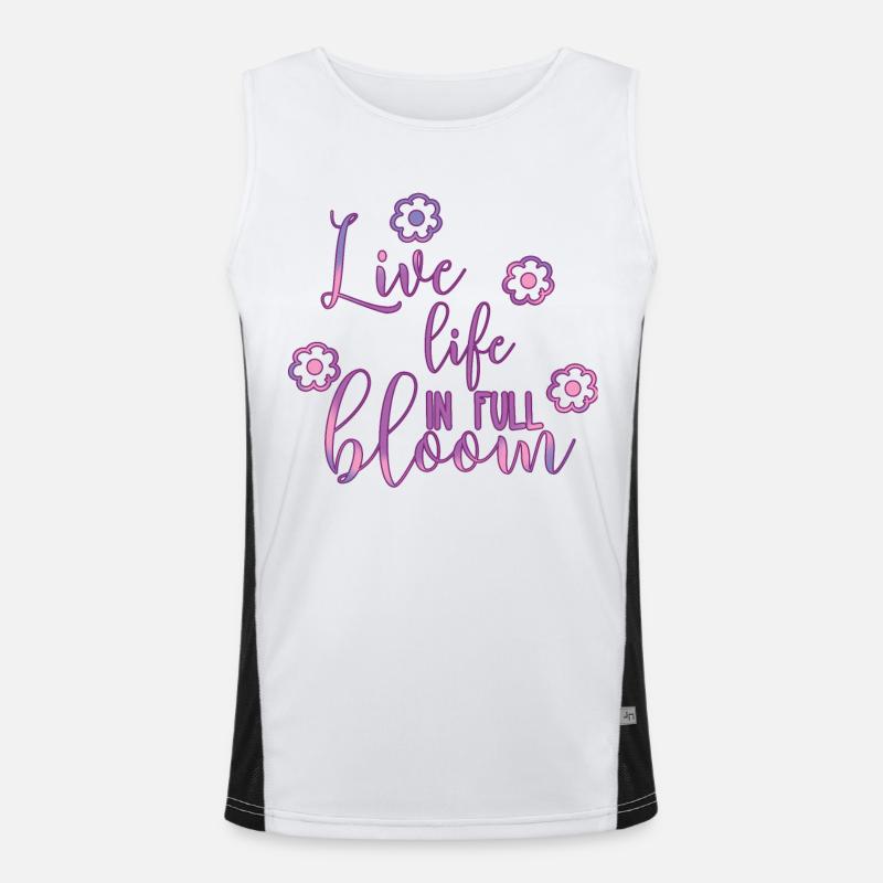 spring Men's Functional Contrast Tank Top 