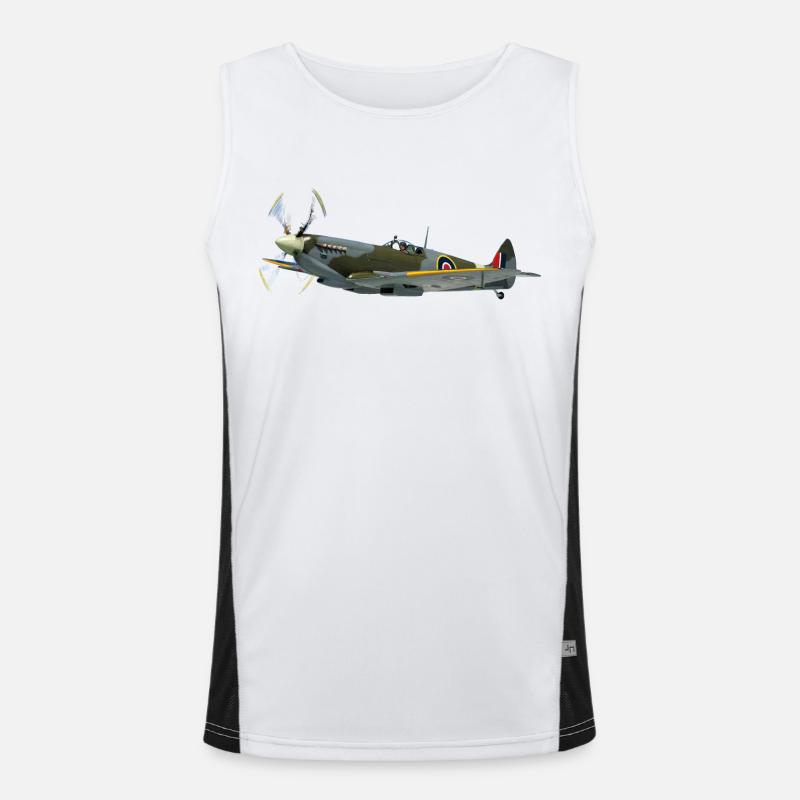 spitfire6 Funktionelles Kontrast-Tank Top für Männer 