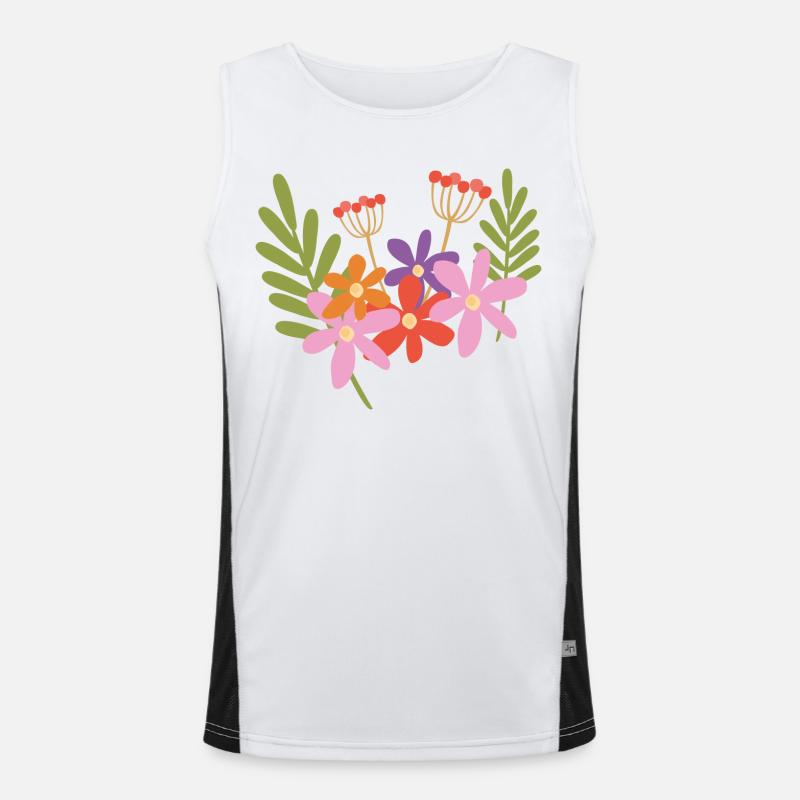 spring Men's Functional Contrast Tank Top 
