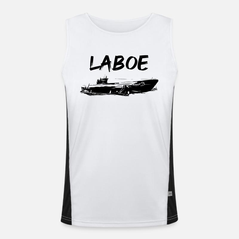U-Boot Laboe Funktionelles Kontrast-Tank Top für Männer 