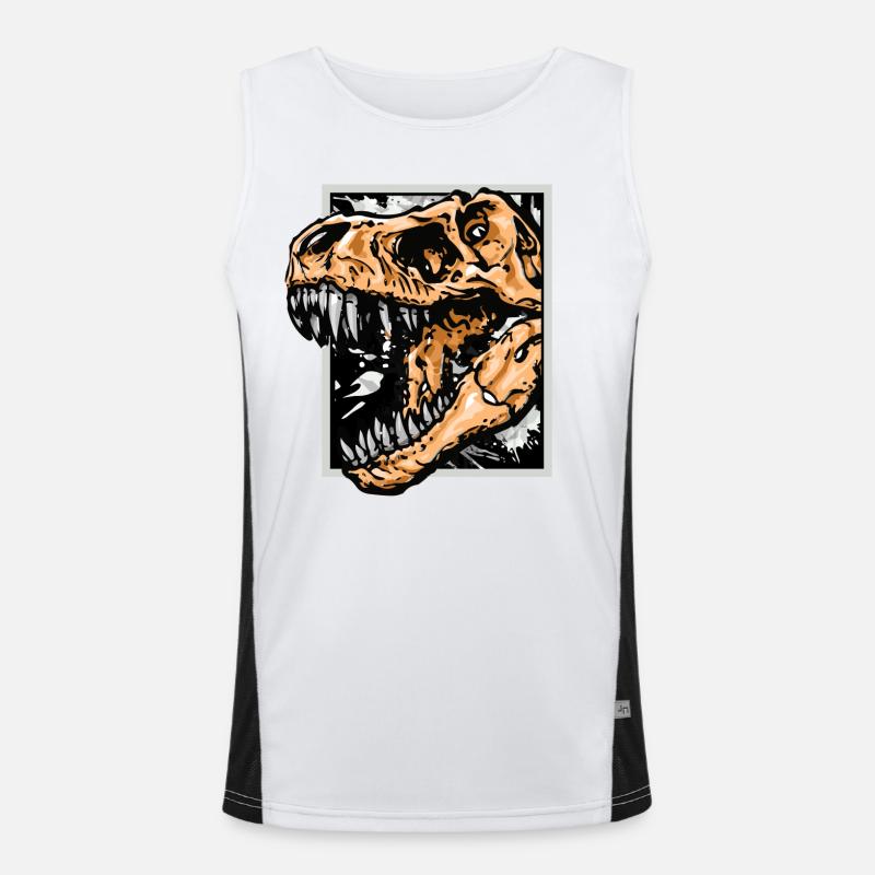 Dinosaurs / T-Rex / Trex / Gift idea Men's Functional Contrast Tank Top 