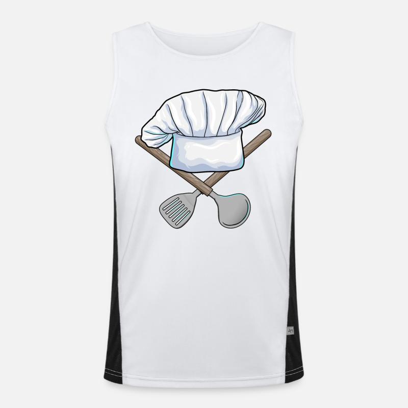Cuisine de Chef’s Hat Débardeur respirant contrasté Homme 