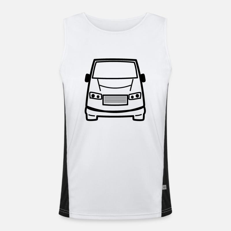 Transporter Van Funktionelles Kontrast-Tank Top für Männer 