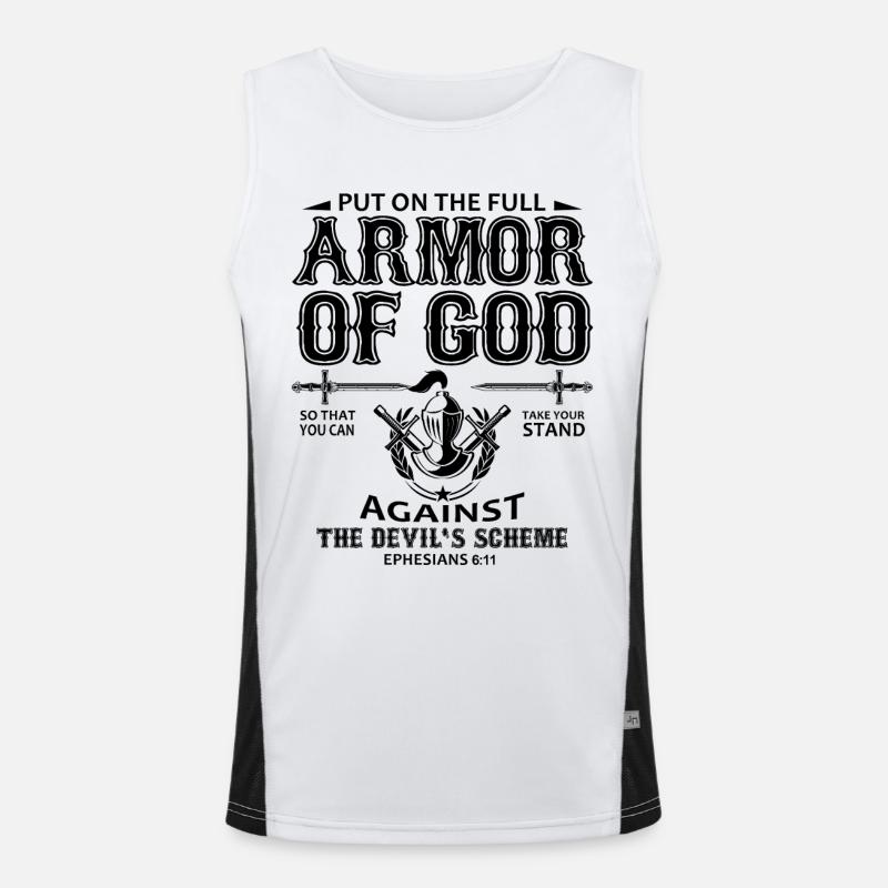 armure de dieu Débardeur respirant contrasté Homme 