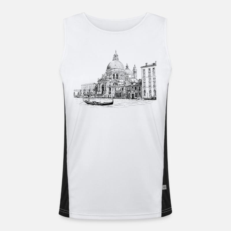 Venise Débardeur respirant contrasté Homme 
