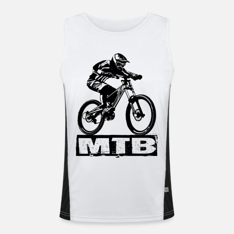MTB Funktionelles Kontrast-Tank Top für Männer 
