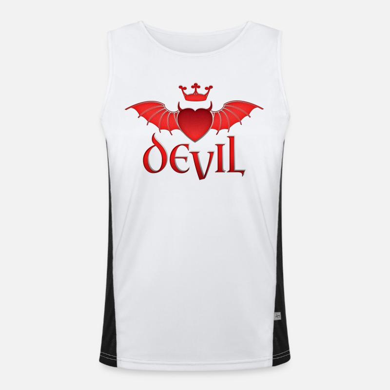 Angel & Devil Men's Functional Contrast Tank Top 