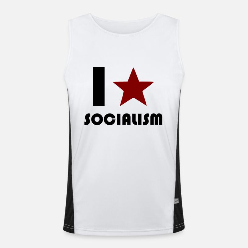 socialisme Débardeur respirant contrasté Homme 