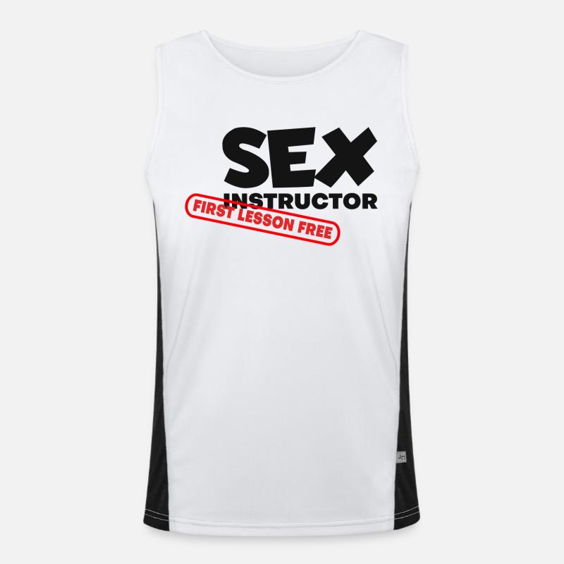 Sex instructor 1st lesson free first lesson free # Men's Functional Contrast Tank Top 