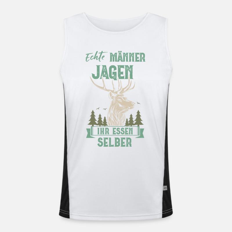 Jäger Männer  Funktionelles Kontrast-Tank Top für Männer 