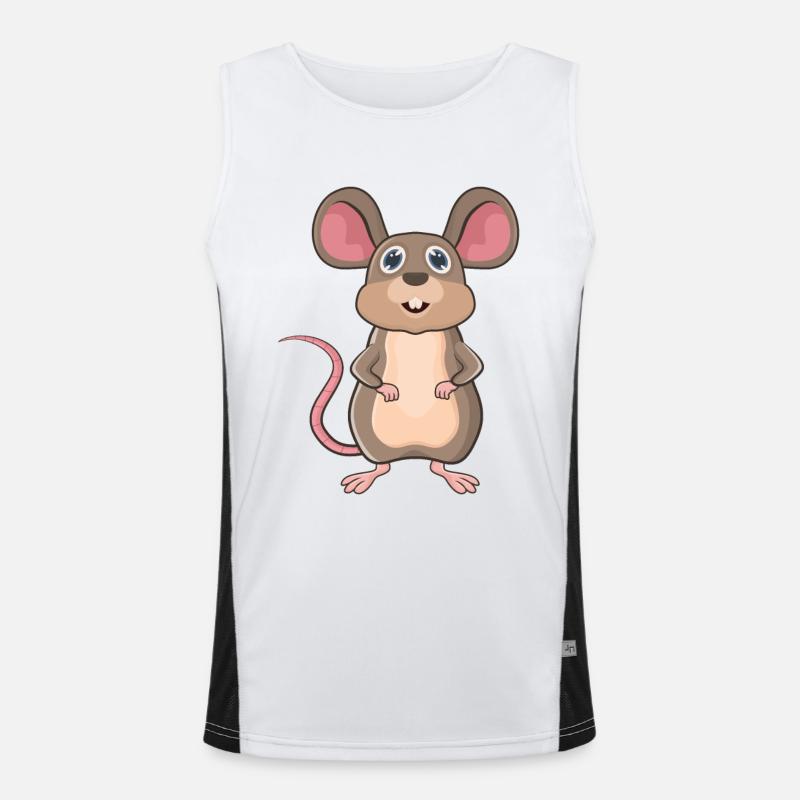 Maus Funktionelles Kontrast-Tank Top für Männer 