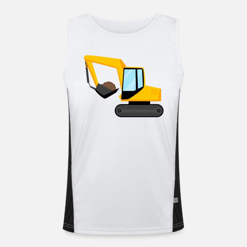 excavator Men's Functional Contrast Tank Top 