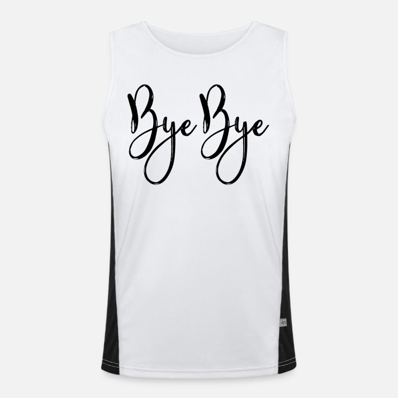 Bye bye Men's Functional Contrast Tank Top 