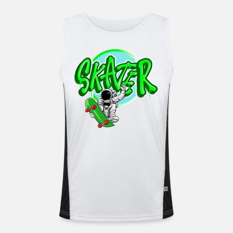 Skater Men's Functional Contrast Tank Top 