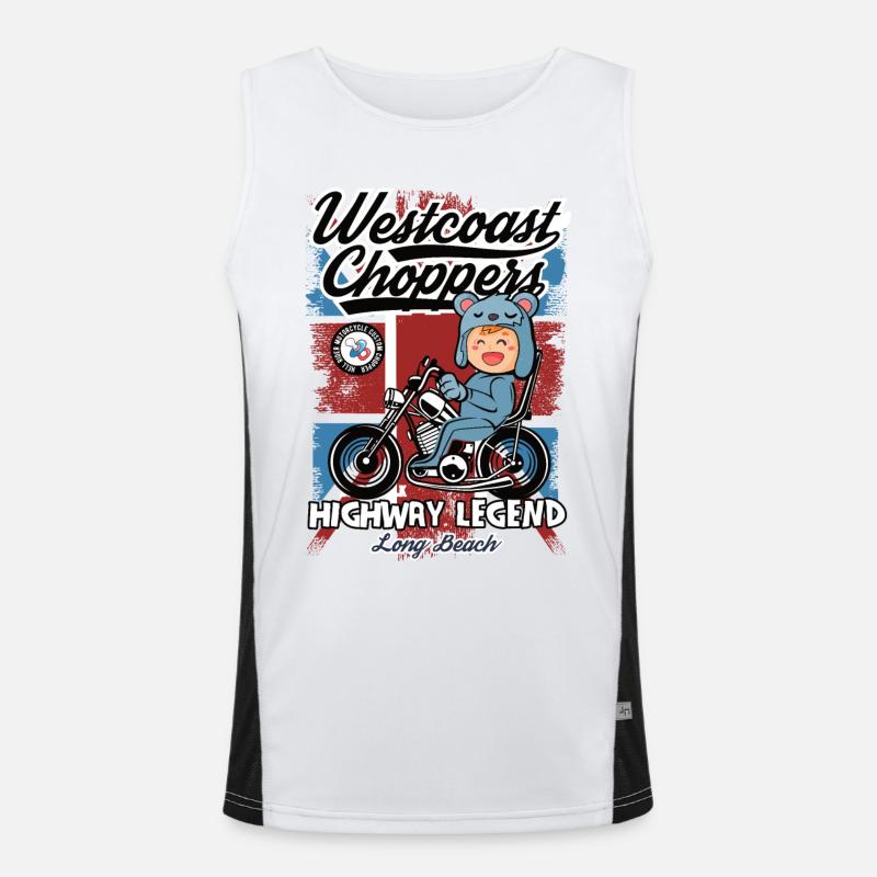 Westcoast Choppers Highway Men's Functional Contrast Tank Top 