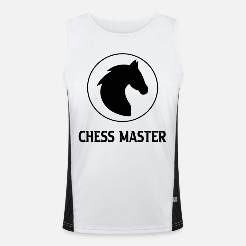 Chess Funktionelles Kontrast-Tank Top für Männer 