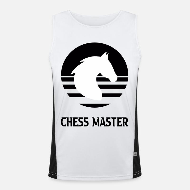Chess Funktionelles Kontrast-Tank Top für Männer 