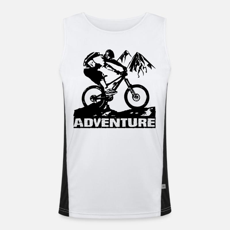MTB Funktionelles Kontrast-Tank Top für Männer 