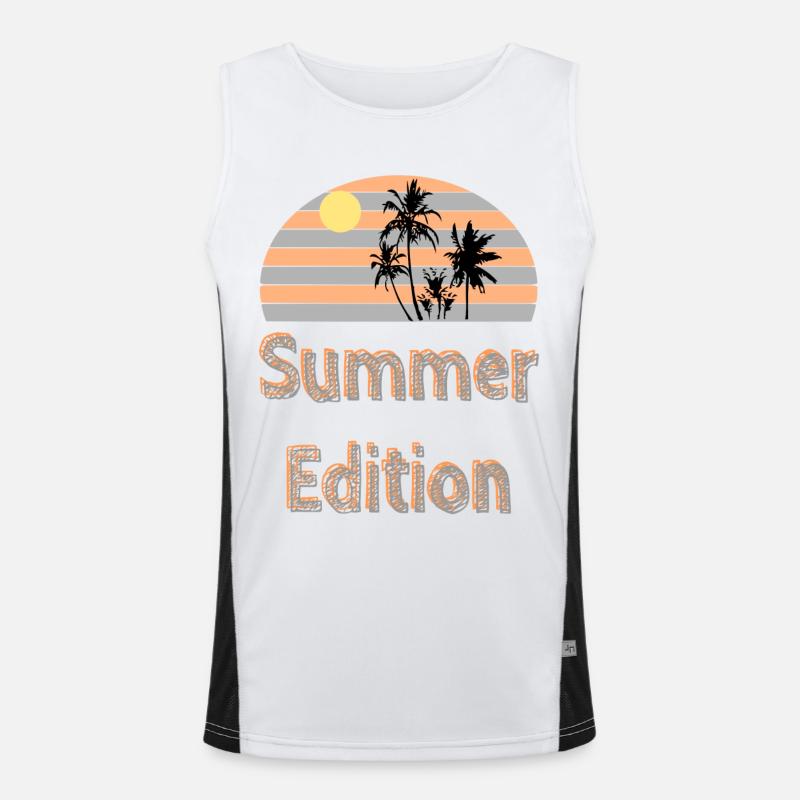 Summer Edition / Sommer / Meer / Trend / Sprüche Funktionelles Kontrast-Tank Top für Männer 