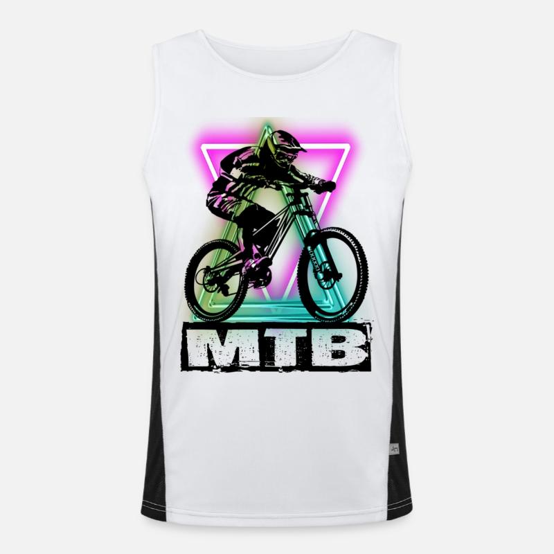MTB Funktionelles Kontrast-Tank Top für Männer 