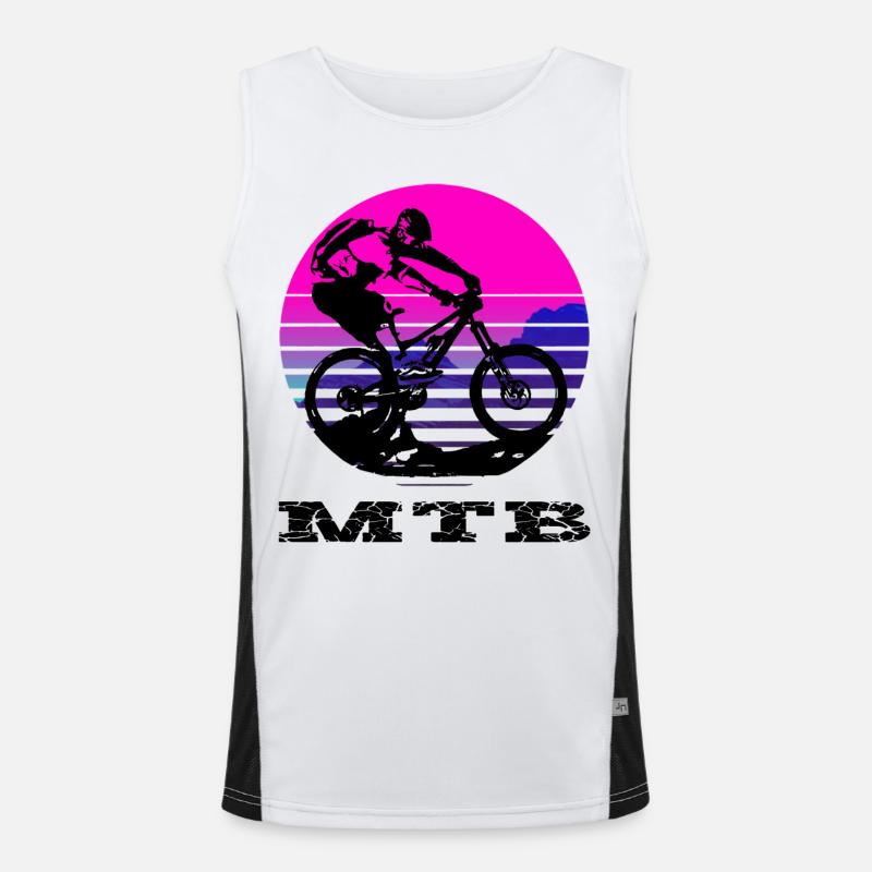 VTT Débardeur respirant contrasté Homme 