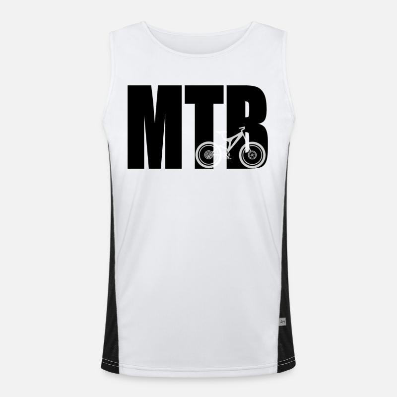 MTB Funktionelles Kontrast-Tank Top für Männer 