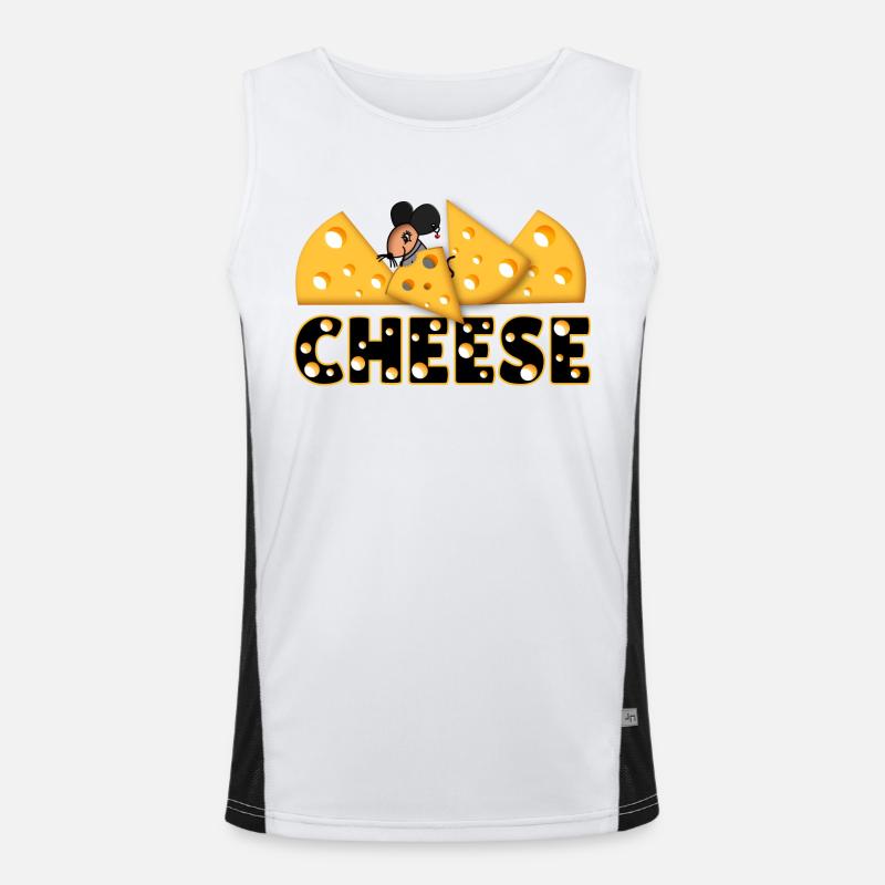 Fromage Débardeur respirant contrasté Homme 