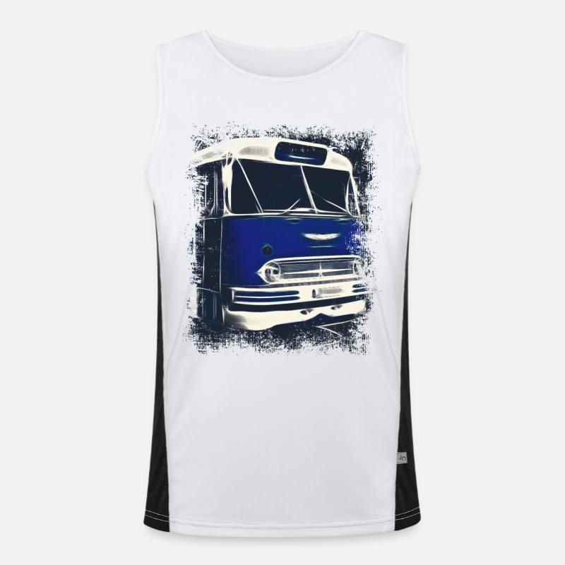 Autobus Ikarus 55 Débardeur respirant contrasté Homme 