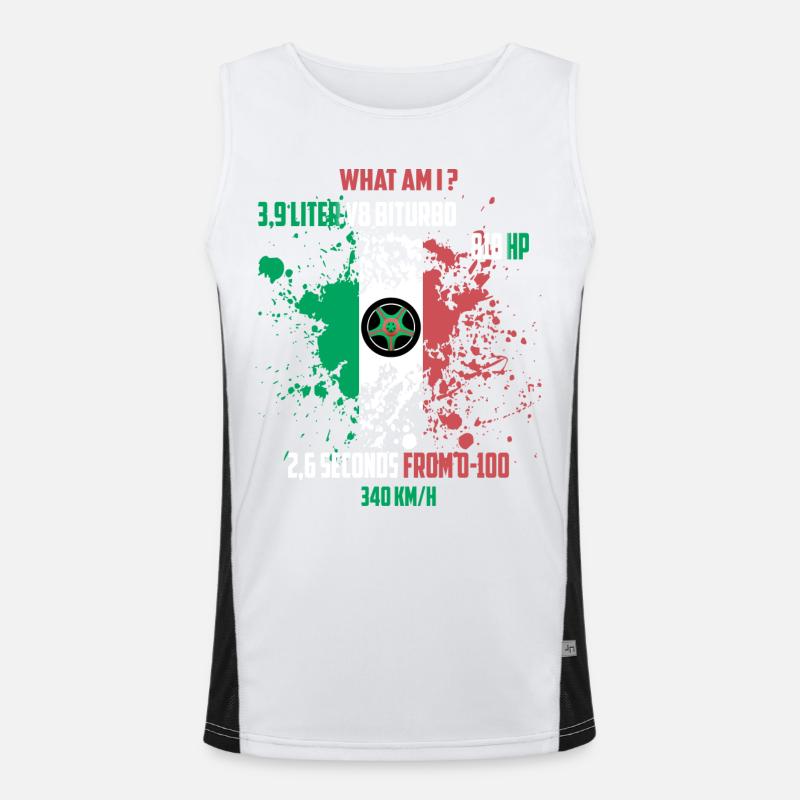 Pilote de course Débardeur respirant contrasté Homme 